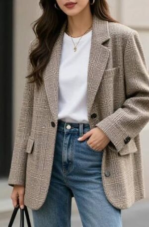 پالتو و شلوار لی زنانه